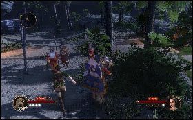 Po zakończeniu bitwy podpal pochodnię i podłóż ogień pod dwa transporty z zapasami [1] - Misja 14 - Pustynna osada | Opis przejścia The First Templar - The First Templar - poradnik do gry