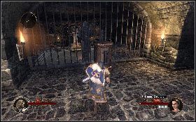 Opuść komnatę i kontynuuj marsz korytarzem [1] uważając po drodze na pułapki, szczególnie te w ziemi, które możesz wypatrzyć korzystając z klawisz ctrl - Misja 20 - Sanktuarium (1) | Opis przejścia The First Templar - The First Templar - poradnik do gry