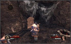 Po przejściu przez bramę rusz kolejną wajchę [1], dzięki czemu brama krata zablokuje się w górze - Misja 20 - Sanktuarium (1) | Opis przejścia The First Templar - The First Templar - poradnik do gry