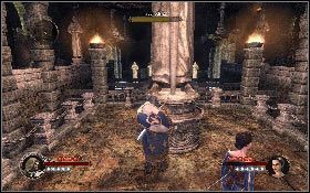 Po przebrnięciu przez chodniki podejdź do wajchy przy bramie [1] i otwórz ją - Misja 20 - Sanktuarium (2) | Opis przejścia The First Templar - The First Templar - poradnik do gry