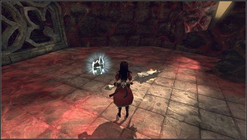 16 - Dark of Heartness - po prawej stronie, przed zjazdem, za przeszkodą - Rozdział 4 - Queensland (10-17) | Memories - wspomnienia | Alice Madness Returns - Alice: Madness Returns - poradnik do gry