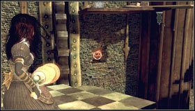 Wskakujemy na nieco wyżej zlokalizowaną platformę położoną na północ - mowa o tej, do której nie ma dostępu za pomocą pary - Hatters Gate | Rozdział 1 - Hatters Domain | Alice Madness Returns - Alice: Madness Returns - poradnik do gry