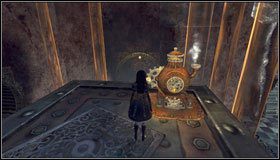 Stajemy na przycisku z kowadełkiem i szybko przechodzimy przez otwarte przejście - Always Elevenses | Rozdział 1 - Hatters Domain | Alice Madness Returns - Alice: Madness Returns - poradnik do gry