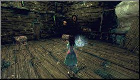 Dochodzimy do wielkiej, czarnej rośliny rosnącej przy ścianie po lewej - Naval Disaster | Rozdział 2 - Deluded Depths | Alice Madness Returns - Alice: Madness Returns - poradnik do gry