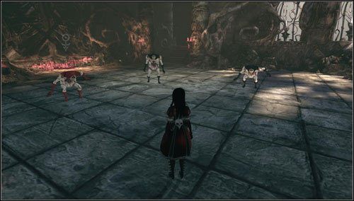 Wchodzimy do sporego pomieszczenia - Least Wing (2) | Rozdział 4 - Queensland | Alice Madness Returns - Alice: Madness Returns - poradnik do gry