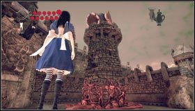 Wchodzimy do małej salki po lewej - Harder they Fall | Rozdział 4 - Queensland | Alice Madness Returns - Alice: Madness Returns - poradnik do gry