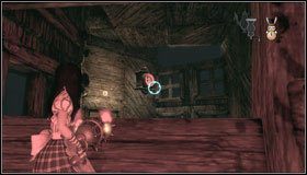 Wyskakujemy na górę dzięki parze i uruchamiamy przyciskiem kolejny mechanizm - Downtown Cellars (2) | Rozdział 5 - Dollhouse | Alice Madness Returns - Alice: Madness Returns - poradnik do gry