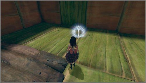 W środku znajdujemy wspomnienie - Fort Resistance Delivered | Rozdział 5 - Dollhouse | Alice Madness Returns - Alice: Madness Returns - poradnik do gry