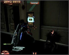 KROK 1: Wskaźnik na panelu windy domyślnie powinien pokazywać, że winda znajduje się na poziomie 0 - (4) Odnalezienie serwerowni | Nadzorca- Stacja Atlas | Mass Effect 2 Overlord - Mass Effect 2: Overlord - poradnik do gry