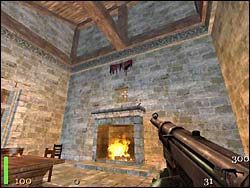 Wracamy na dziedziniec i udajemy się do drzwi położonych wyżej - Mission 1: Part 2 | Solucja Return to Castle Wolfenstein - Return to Castle Wolfenstein - poradnik do gry