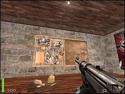 Schodami udajemy się na górę - Mission 1: Part 2 | Solucja Return to Castle Wolfenstein - Return to Castle Wolfenstein - poradnik do gry