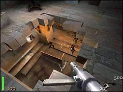Dojdziemy do pomieszczenia z podłogą naszpikowaną kolcami - Mission 2: Part 2 | Solucja Return to Castle Wolfenstein - Return to Castle Wolfenstein - poradnik do gry