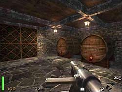 Wracamy teraz do jadalni i wychodzimy drzwiami - Mission 6: Part 2 | Solucja Return to Castle Wolfenstein - Return to Castle Wolfenstein - poradnik do gry