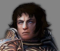 Lucas to klasyczny wojownik - posiada bardzo odporną zbroję i sporo życia, a przy tym zadaje znaczne obrażenia w walce wręcz - Lucas | Bohaterowie | Dungeon Siege III - Dungeon Siege III - poradnik do gry