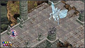 Chwilę później dotrzesz wreszcie na większy fragment skały, gdzie czeka na ciebie Punkt kontrolny [1] - Rozdział 6 - Powrót czarodzieja (1) - Opis przejścia - Magicka - poradnik do gry