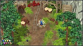 Walka nie potrwa jednak długo, jeśli szybko wykończysz wszystkich strzelców przy pomocy Pożogi [1] - Rozdział 8 - Kopalnie (1) - Opis przejścia - Magicka - poradnik do gry