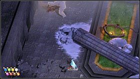 Wewnątrz udaj się na północny-wschód, wzdłuż przewróconej kolumny [1] - Rozdział 11 - Poszukiwacze zaginionych ruin (1) - Opis przejścia - Magicka - poradnik do gry