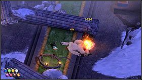 Będąc niewidzialnym użyj zaklęcia Pożogi, a następnie postaw przed sobą płonącą ścianę [1] - Rozdział 11 - Poszukiwacze zaginionych ruin (1) - Opis przejścia - Magicka - poradnik do gry