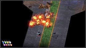 Żeby pokonać wrogów szybko stań przy czarującym krasnalu, a następnie jak najszybciej używaj obszarowych zaklęć ogłuszających (Ziemia + Woda + Mróz) [1] - Rozdział 11 - Poszukiwacze zaginionych ruin (1) - Opis przejścia - Magicka - poradnik do gry