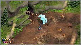 Następny leży w południowo-wschodnim rogu polany [1], na której po raz pierwszy walczyłeś z trollem [2] - Martwe łosie - Znajdźki - Magicka - poradnik do gry