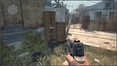 Przedmiot specjalny #4 - w drugim budynku (gdzie bronimy się przed atakami z przodu i z tyłu) są dwa przedmioty - Przedmioty specjalne - Rozdział 2 - Call of Juarez: The Cartel - Ben McCall - poradnik do gry