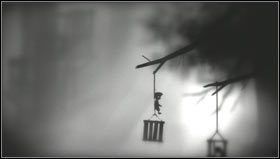 Znajdziemy się w pobliżu dwóch wiszących klatek [1] - Rozdział 11 | Opis przejścia Limbo - Limbo - poradnik do gry