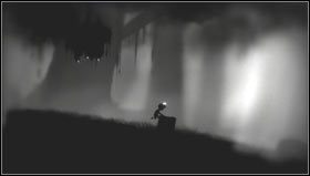 Po kilku krokach w prawo nabawimy się świecącego pasożyta [1], który zmusza naszą postać do podążania w jedną stronę - Rozdział 15 | Opis przejścia Limbo - Limbo - poradnik do gry