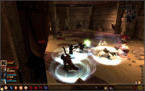 W lokacji nr 4 kiedy tylko podejdziesz do pozostawionej tam skrzyni, zostaniesz zaatakowany przez małą grupkę genloków - Więzienie Koryfeusza - piętro Sashamiri | Dragon Age II Dziedzictwo - Dragon Age II: Dziedzictwo - poradnik do gry