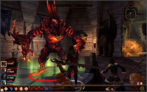 To złamania pierwszego znaku dojdzie w obszernej sali (5) z połyskującym podestem w centralnej części - Więzienie Koryfeusza - piętro Sashamiri | Dragon Age II Dziedzictwo - Dragon Age II: Dziedzictwo - poradnik do gry