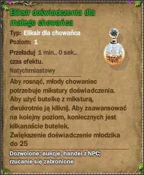 1 - Podstawowe informacje o chowańcu | Właściwa rozgrywka | Fragoria - Fragoria - pierwsze kroki - poradnik do gry 