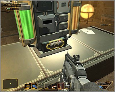 Podejdź do mechanizmu bomby (powyższy screen) i wejdź z nim w interakcję - (6) Uratowanie zakładników | Deus Ex Bunt Ludzkości - Deus Ex: Bunt Ludzkości - Directors Cut - poradnik do gry