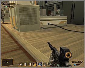 1 - (8) Wariant pokojowy - Zabezpieczenie drugiego laboratorium montażu - Deus Ex: Bunt Ludzkości - Directors Cut - poradnik do gry