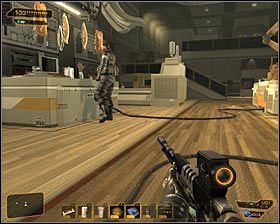 3 - (8) Wariant pokojowy - Zabezpieczenie drugiego laboratorium montażu - Deus Ex: Bunt Ludzkości - Directors Cut - poradnik do gry