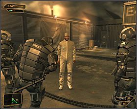 Zanim opuścisz to miejsce warto porozmawiać z Josie Thorpe #1, oczywiście przy założeniu, że nie zginęła ona w trakcie konfrontacji z Sandersem - (1) Powrót do siedziby Sarif Industries | Deus Ex Bunt Ludzkości - Deus Ex: Bunt Ludzkości - Directors Cut - poradnik do gry