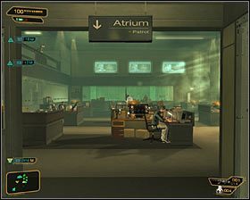 Jeżeli udało Ci się przekonać Haasa, to rozpoczniesz na poziomie 1 i będziesz się mógł swobodnie poruszać po niemal całym posterunku - (3) Dotarcie do kostnicy | Deus Ex Bunt Ludzkości - Deus Ex: Bunt Ludzkości - Directors Cut - poradnik do gry