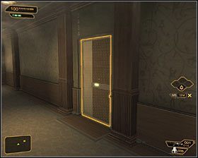 Zaczekaj aż zostaniesz przeniesiony do lobby wieżowca - (5) Skorzystanie z komputera w mieszkaniu Jensena | Deus Ex Bunt Ludzkości - Deus Ex: Bunt Ludzkości - Directors Cut - poradnik do gry