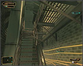 Trzeci wariant jest zdecydowanie najlepszy i zakłada zaatakowanie lub zaskoczenie gangsterów z wysokości - (1) Wariant pokojowy - Dotarcie w okolice anteny | Deus Ex Bunt Ludzkości - Deus Ex: Bunt Ludzkości - Directors Cut - poradnik do gry