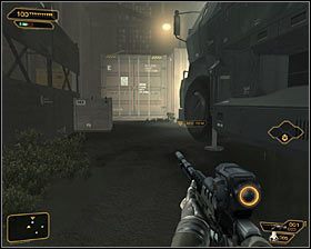 7 - (1) Przedostanie się w okolice głównego budynku | Deus Ex Bunt Ludzkości - Deus Ex: Bunt Ludzkości - Directors Cut - poradnik do gry