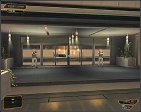 W celu dotarcia do mieszkania Thorpea musisz w pierwszej kolejności opuścić budynek Sarif Industries - Przysługa za przysługę | Deus Ex Bunt Ludzkości - Deus Ex: Bunt Ludzkości - Directors Cut - poradnik do gry