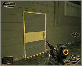 7 - (3) Wariant pokojowy - Wejście do budynku Hengsha Court Gardens - Deus Ex: Bunt Ludzkości - Directors Cut - poradnik do gry