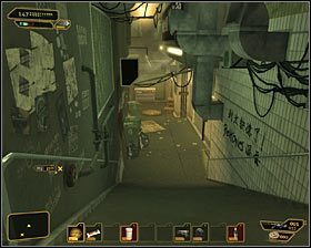 Ostatni wariant zakłada przejście przez kanały celem dotarcia do piwnicy Gniazda i na taki krok radzę zdecydować się tylko jeżeli w najbliższej przyszłości w ogóle nie zamierzasz rozmawiać z Tong Si Hungiem - (6) Przedostanie się do klubu Gniazdo | Deus Ex Bunt Ludzkości - Deus Ex: Bunt Ludzkości - Directors Cut - poradnik do gry