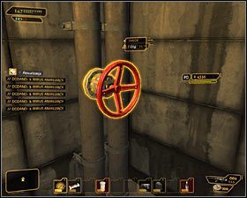 Jeżeli dysponujesz ulepszeniem Zaimplantowana oddycharka, to możesz od razu skierować się prosto - (6) Przedostanie się do klubu Gniazdo | Deus Ex Bunt Ludzkości - Deus Ex: Bunt Ludzkości - Directors Cut - poradnik do gry