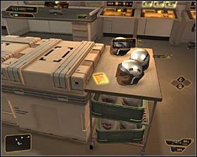 Przejdź przez szyb wentylacyjny, ostrożnie otwierając kratkę prowadzącą do północnego pomieszczenia laboratoryjnego #1 - (7) Wariant pokojowy - Przeprawa przez laboratoria | Deus Ex Bunt Ludzkości - Deus Ex: Bunt Ludzkości - Directors Cut - poradnik do gry