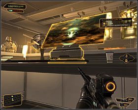 Oprócz zwykłych przeciwników do walk dołączyłby także wrogi robot #1 - (9) Przejście przez pomieszczenie z pułapkami laserowymi | Bunt Ludzkości - Deus Ex: Bunt Ludzkości - Directors Cut - poradnik do gry