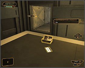 Alternatywne rozwiązanie to wskoczenie do nieczynnego prawego szybu windy #1, ale w takiej sytuacji konieczne okazałoby się dysponowanie ulepszeniem System lądowania Ikar - (2) Wariant pokojowy - Wydostanie się z zasadzki | Deus Ex Bunt Ludzkości - Deus Ex: Bunt Ludzkości - Directors Cut - poradnik do gry