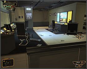 Na początek krótkie podsumowanie Twoich dotychczasowych poczynań - (3) Wariant pokojowy - Dotarcie do klatki schodowej na tyłach studia - Deus Ex: Bunt Ludzkości - Directors Cut - poradnik do gry