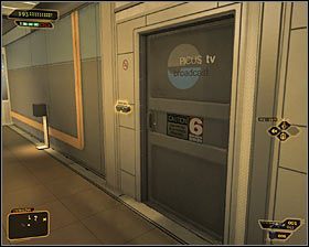 5 - (3) Wariant pokojowy - Dotarcie do klatki schodowej na tyłach studia - Deus Ex: Bunt Ludzkości - Directors Cut - poradnik do gry