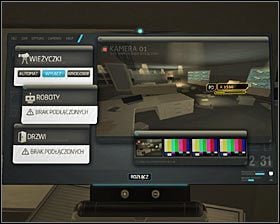 Odszukaj schowany przy schodach terminal komputerowy #1 z zabezpieczeniem drugiego stopnia - (3) Wariant pokojowy - Dotarcie do klatki schodowej na tyłach studia - Deus Ex: Bunt Ludzkości - Directors Cut - poradnik do gry