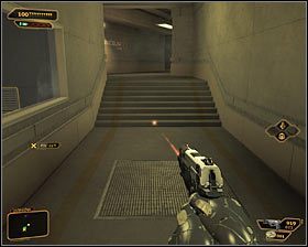 Możesz się teraz zachować na dwa sposoby - (5) Wariant pokojowy - Wezwanie kolejki linowej | Deus Ex Bunt Ludzkości - Deus Ex: Bunt Ludzkości - Directors Cut - poradnik do gry