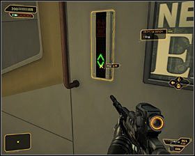 Niezależnie od wcześniej podjętych decyzji musisz zaczekać na potwierdzenie od Pritcharda i po jego otrzymaniu wejść do kolejki linowej #1 - (5) Wariant pokojowy - Wezwanie kolejki linowej | Deus Ex Bunt Ludzkości - Deus Ex: Bunt Ludzkości - Directors Cut - poradnik do gry